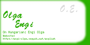 olga engi business card